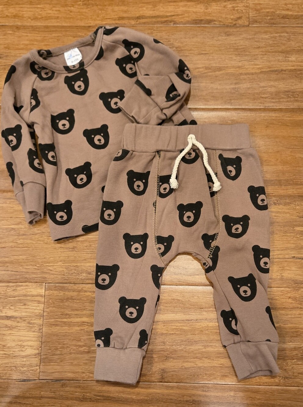 Little One Shop Bear Sweater And Jogger Matching Set